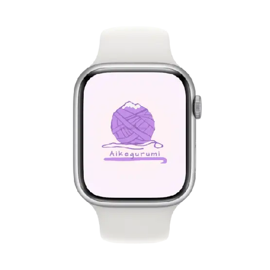 Aikegurumi mockup reloj